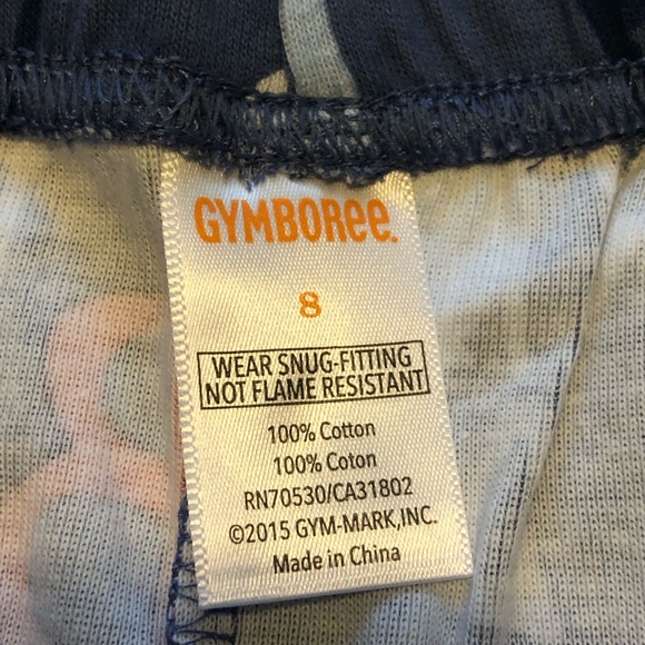 Gymboree Boys 2 Piece Short Pajama Set Dog Bark Print Size 8 - Picture 7 of 8